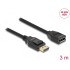 Delock DisplayPort 1.2 extension cable 4K 60 Hz 3 m