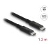 Delock USB4™ 40 Gbps Coaxial Cable 1.2 m USB PD 3.1 Extended Power Range 240 W