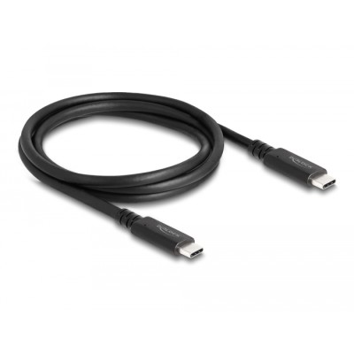 Delock USB4™ 40 Gbps Coaxial Cable 1.2 m USB PD 3.1 Extended Power Range 240 W 2
