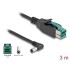 Delock PoweredUSB cable male 12 V to DC 5.5 x 2.1 mm male angled 3 m