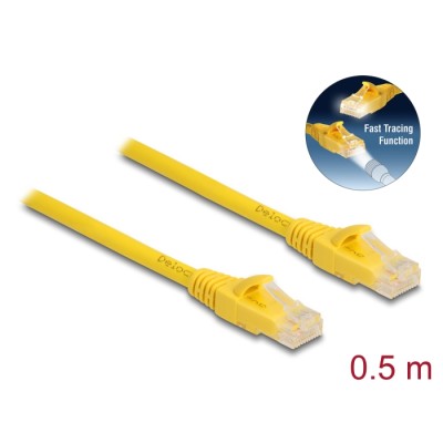 Delock RJ45 Cable Cat.6A U/UTP Fast Tracing 0.5 m
