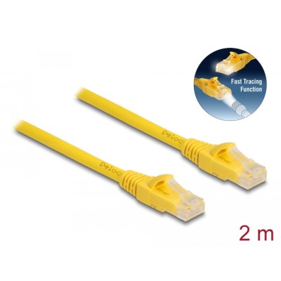 Delock RJ45 Cable Cat.6A U/UTP Fast Tracing 2 m