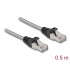 Delock RJ45 Cable Cat.6A U/FTP with metal jacket 0.5 m