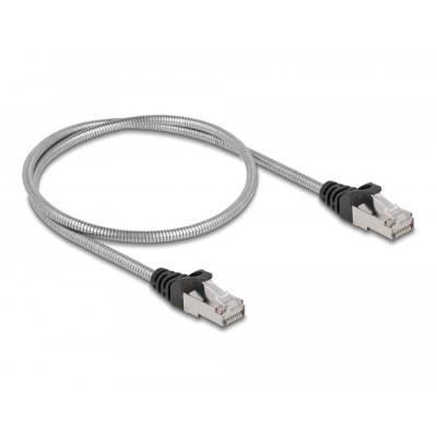 Delock RJ45 Cable Cat.6A U/FTP with metal jacket 0.5 m 2
