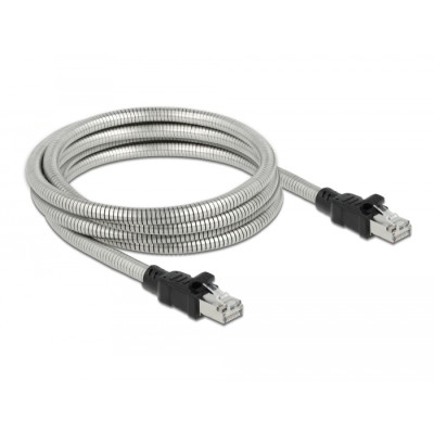 Delock RJ45 Cable Cat.6A U/FTP with metal jacket 5 m 2