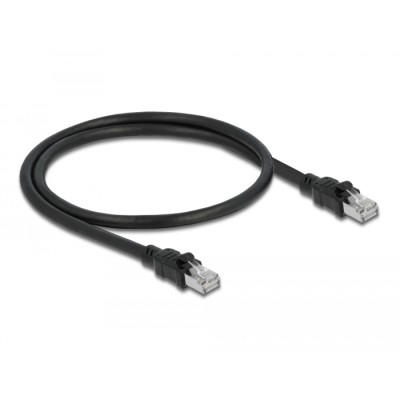 Delock Network cable RJ45 Cat.6A F/UTP with inner metal sheath 0.5 m 2