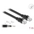 Delock Network cable RJ45 Cat.6A F/UTP with inner metal sheath 1 m