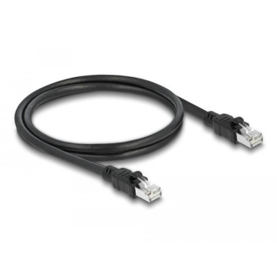 Delock Network cable RJ45 Cat.6A F/UTP with inner metal sheath 1 m 2