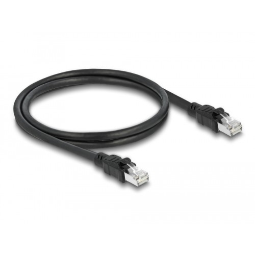 Delock Network cable RJ45 Cat.6A F/UTP with inner metal sheath 1 m