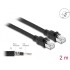 Delock Network cable RJ45 Cat.6A F/UTP with inner metal sheath 2 m
