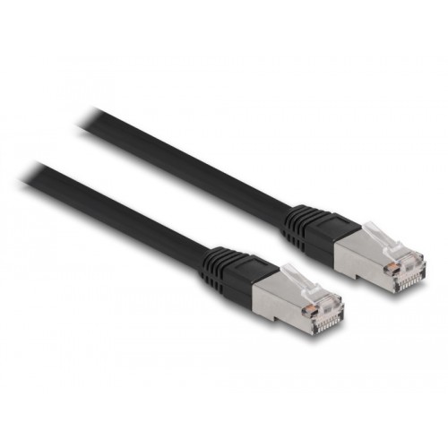 Delock RJ45 Network Cable Cat.6A S/FTP PE Outdoor 15 m black
