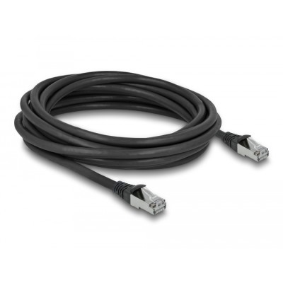 Delock RJ45 Network Cable Cat.6A S/FTP PUR Outdoor 5 m black 2