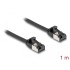 Delock RJ45 Cable plug to plug Cat.8.1 flexible 1 m black