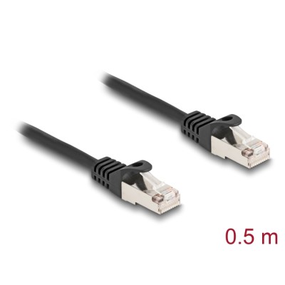 Delock Cable RJ50 male to RJ50 male F/UTP 0.5 m black