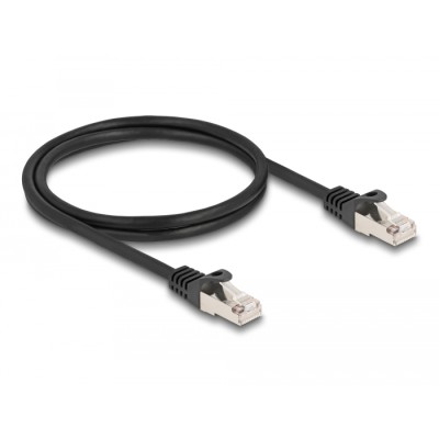 Delock Cable RJ50 male to RJ50 male F/UTP 1 m black 2