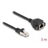 Delock RJ50 Extension Cable male to female S/FTP 3 m black