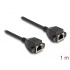 Delock RJ50 Extension Cable female to female S/FTP 1 m black