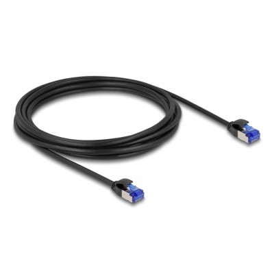 Delock RJ45 Network Cable Cat.6A S/FTP Slim 3 m black 2