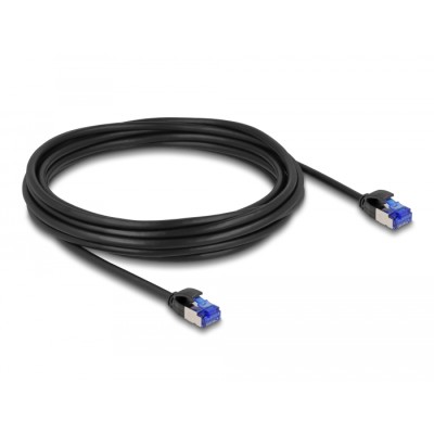 Delock RJ45 Network Cable Cat.6A S/FTP Slim 5 m black 2