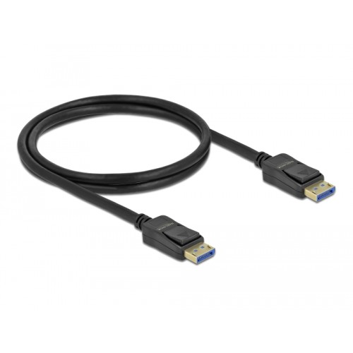 Delock DisplayPort cable 10K 60 Hz 54 Gbps ABS housing 1 m