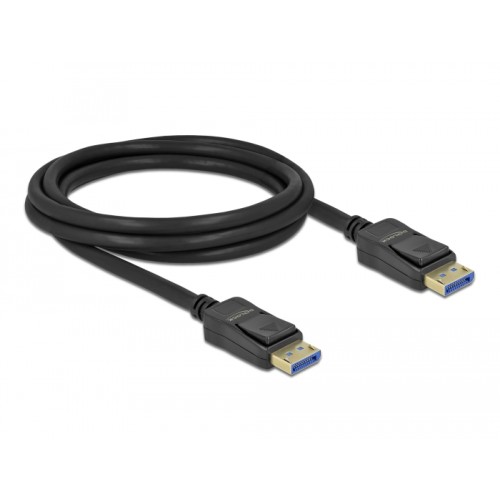 Delock DisplayPort cable 10K 60 Hz 54 Gbps ABS housing 2 m