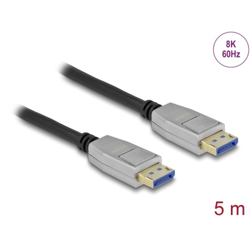 Delock DisplayPort cable 8K 60 Hz 40 Gbps 5 m