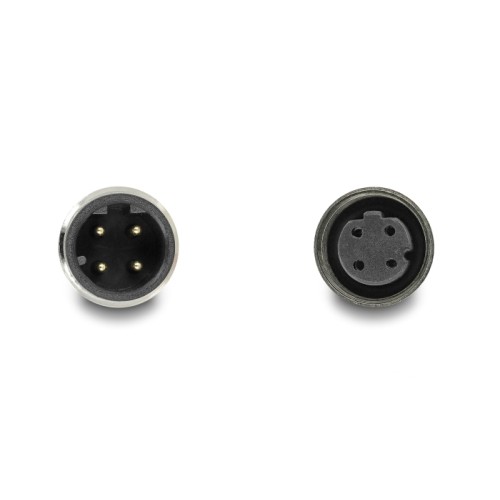 Delock M12 Cable D-coded 4 pin male to female PUR (TPU) 5 m
