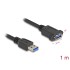 Delock USB 5 Gbps Cable USB Type-A male to USB Type-A female for installation 1 m black