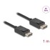 Delock DisplayPort cable 8K 60 Hz 40 Gbps 1 m