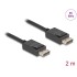 Delock DisplayPort cable 8K 60 Hz 40 Gbps 2 m