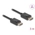 Delock DisplayPort cable 16K 30 Hz / 8K 60 Hz 40 Gbps 3 m