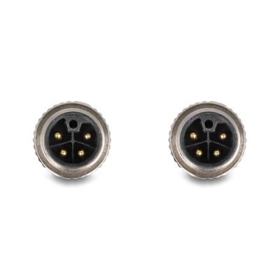 Delock M12 Cable L-coded 5 pin male to male PUR suitable for drag chains 3 m grey 2