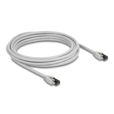 Delock RJ45 Network Cable Cat.8.1 S/FTP 5 m up to 40 Gbps grey 2