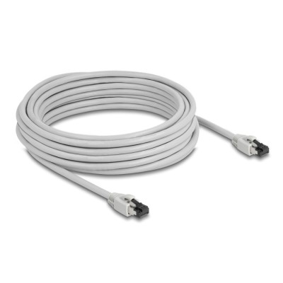 Delock RJ45 Network Cable Cat.8.1 S/FTP 10 m up to 40 Gbps grey 2