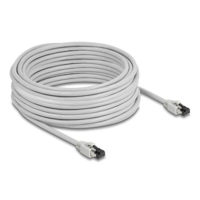Delock RJ45 Network Cable Cat.8.1 S/FTP 15 m up to 40 Gbps grey 2