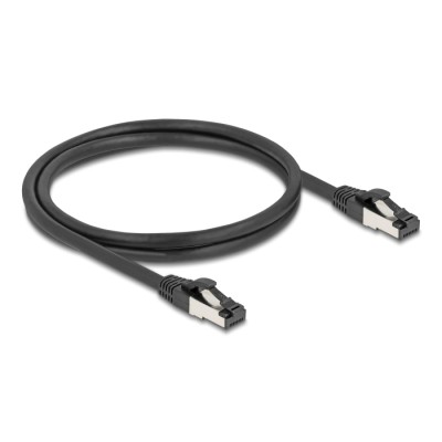 Delock RJ45 Network Cable Cat.8.1 S/FTP 1 m up to 40 Gbps black 2