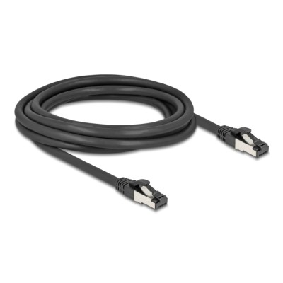 Delock RJ45 Network Cable Cat.8.1 S/FTP 3 m up to 40 Gbps black 2
