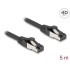 Delock RJ45 Network Cable Cat.8.1 S/FTP 5 m up to 40 Gbps black