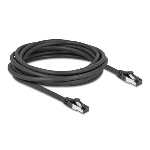 Delock RJ45 Network Cable Cat.8.1 S/FTP 5 m up to 40 Gbps black