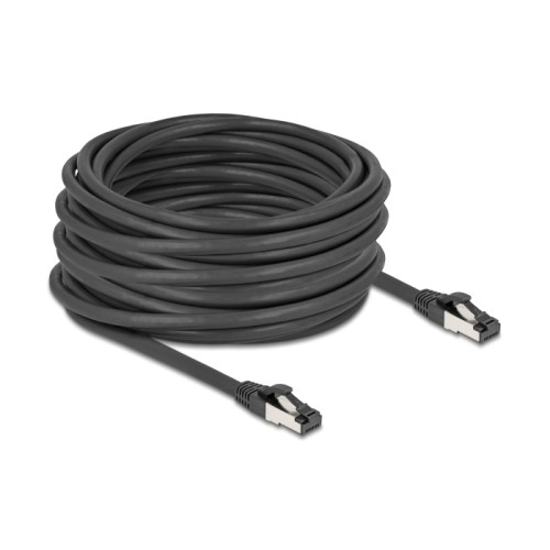 Delock RJ45 Network Cable Cat.8.1 S/FTP 15 m up to 40 Gbps black