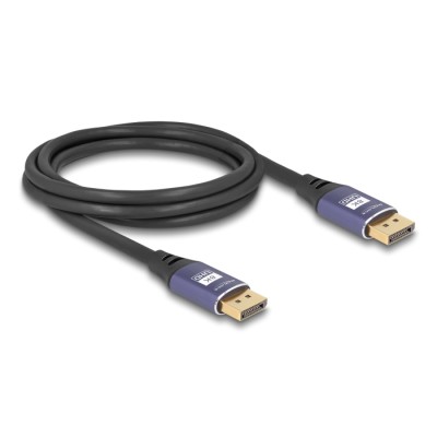 Delock DisplayPort Cable 8K 60 Hz 2 m lila metal 2
