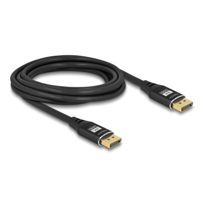 Delock DisplayPort Cable 8K 60 Hz 3 m black metal 2