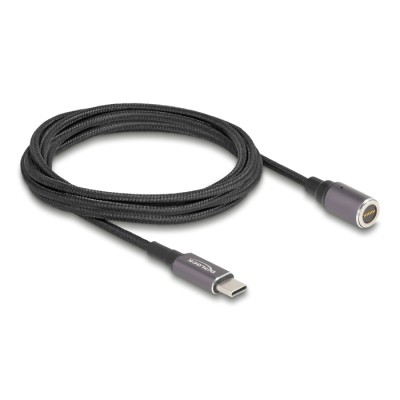 Delock Laptop Charging Cable USB Type-C™ male to magnetic 8 pin connector 1.8 m 2