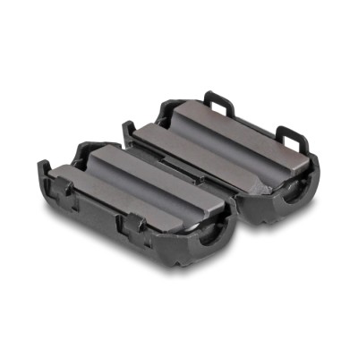 Delock Ferrit Core / Ferrit Ring for round cable 3.5 mm 2 pieces black 2