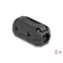 Delock Ferrit Core / Ferrit Ring for round cable 7 mm 2 pieces black
