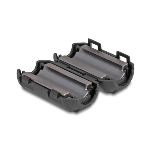 Delock Ferrit Core / Ferrit Ring for round cable 9 mm 2 pieces black