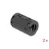 Delock Ferrit Core / Ferrit Ring for round cable 11 mm 2 pieces black