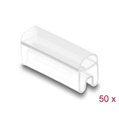 Delock Cable Marker for cable diameter 2 - 4 mm 50 pieces transparent