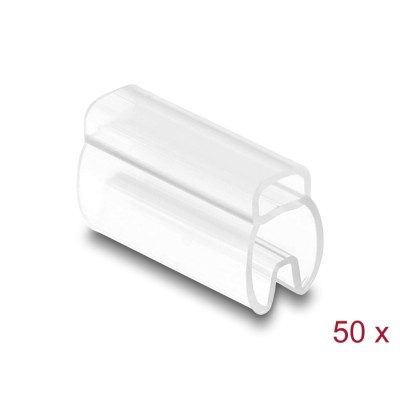 Delock Cable Marker for cable diameter 4 - 7 mm 50 pieces transparent