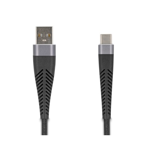 Delock USB 2.0 Cable USB Type-A male to USB Type-C™ male with extended bend protection 2 m